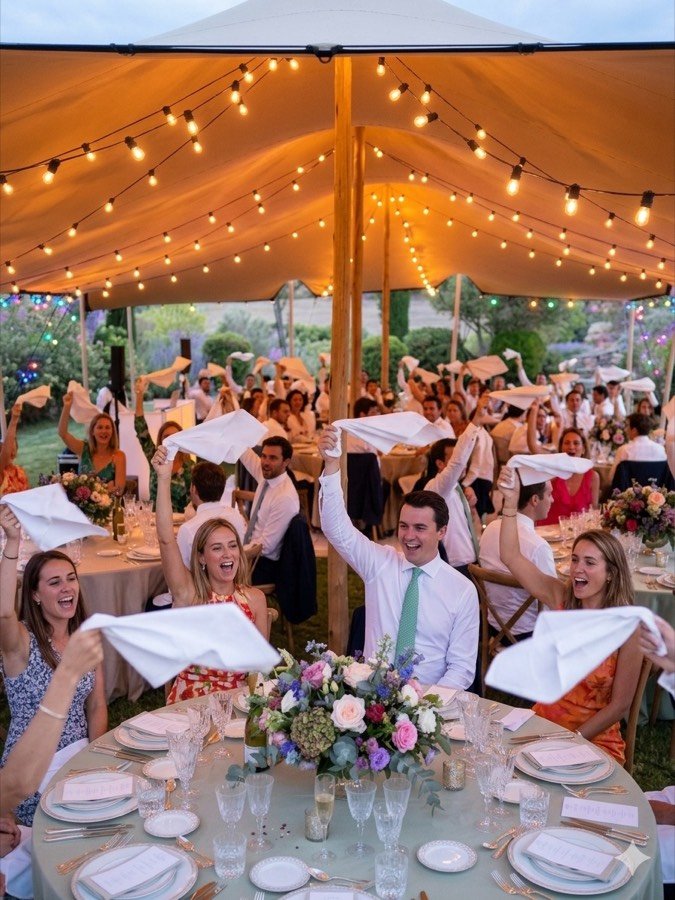 Guests celebrating - Sa Carpa