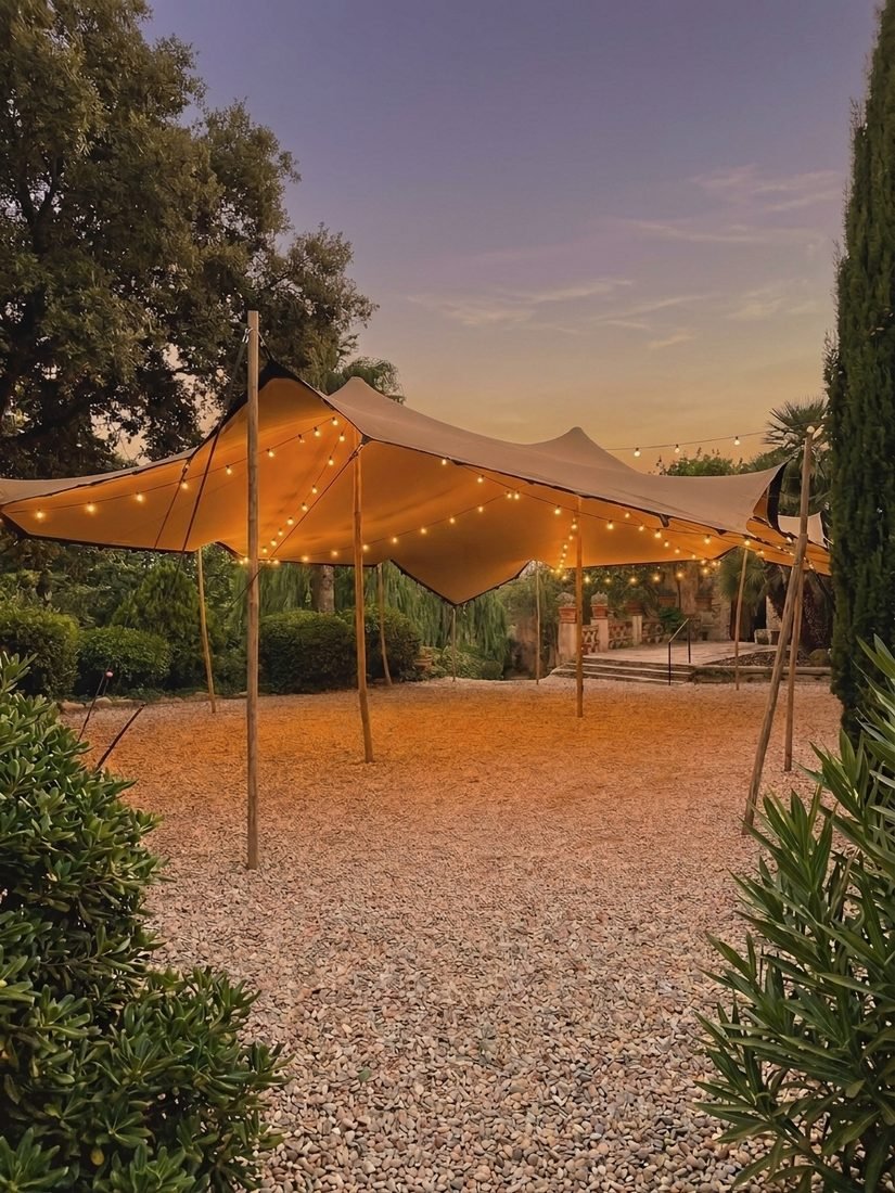 Carpa beduina al atardecer - Sa Carpa